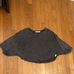 We The Free Charcoal Knit Top